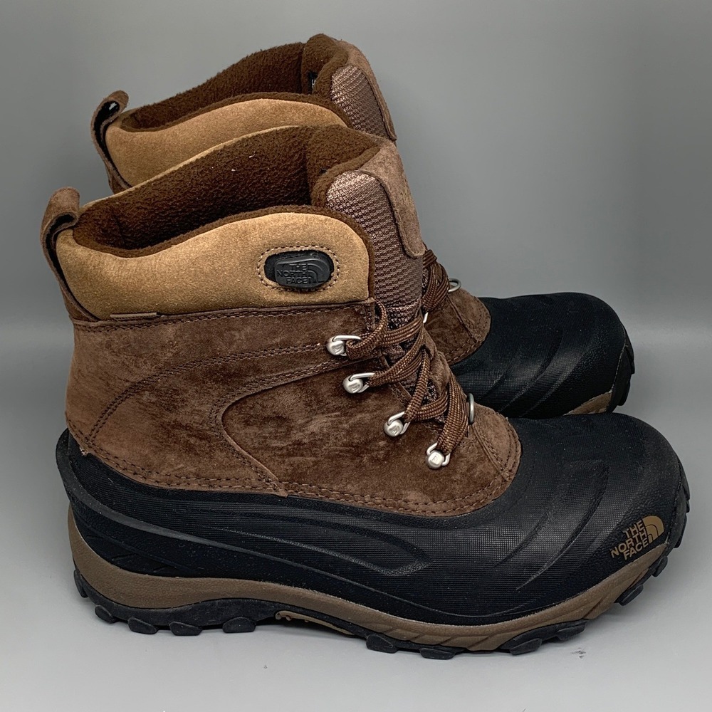 The North Face Brown Duck Heatseeker Waterproof Winter Boots Men's Sz 10‎